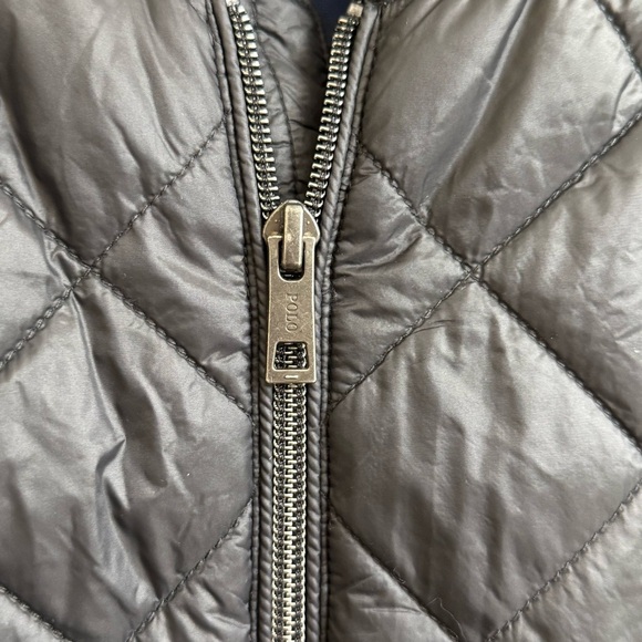 Polo Golf Ralph Lauren Mens Size M Black Waterproof Quilted Puffer Jacket Pony - Picture 14 of 15